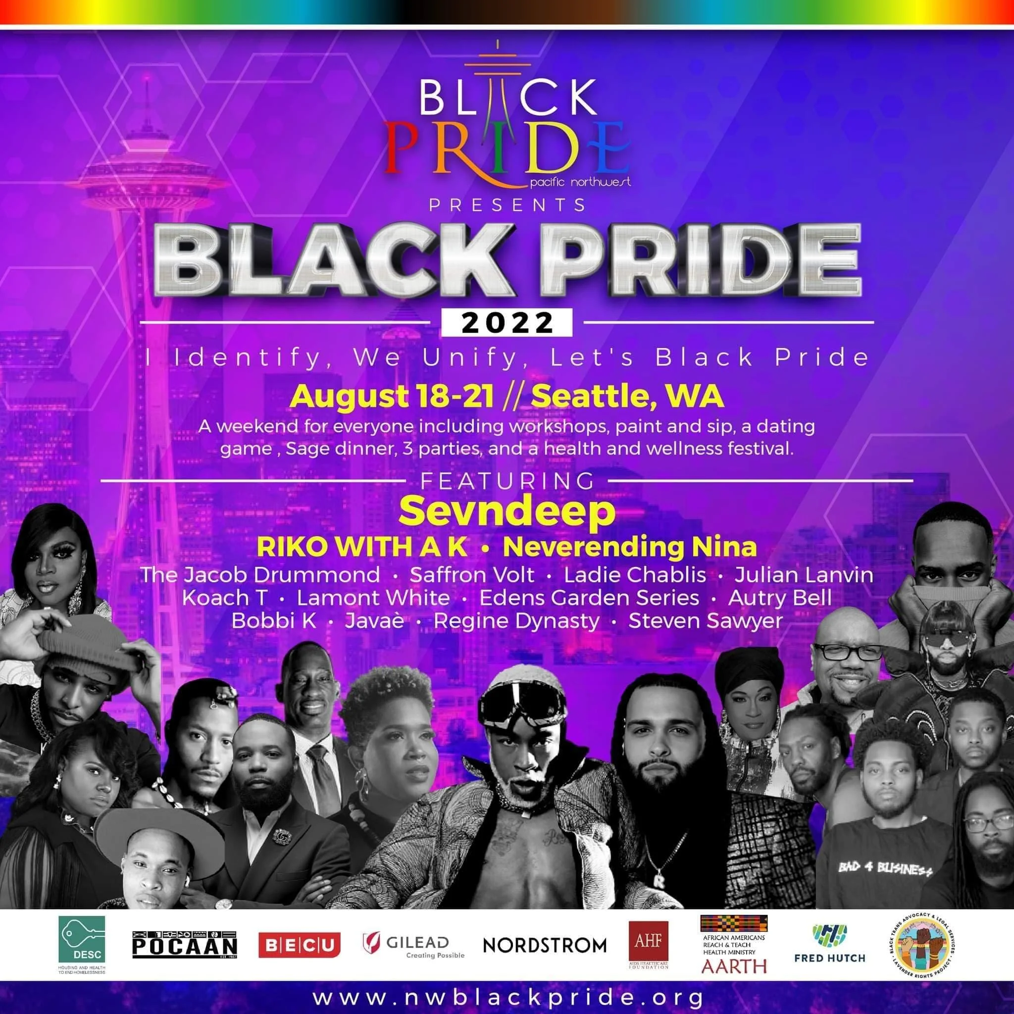 Pacific Northwest Black Pride 2022 — Pacific Northwest Black Pride